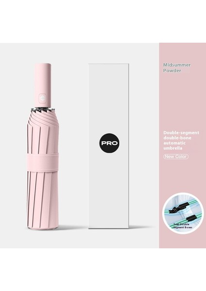 Tam Otomatik Ters Yağmur ve Parlaklık LED Fener Güneş Güneş Koruyucu Şemsiye (Yurt Dışından)