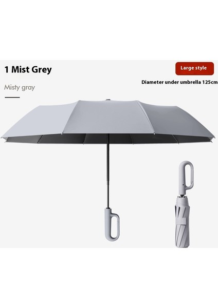 Siyah Kauçuk Çift Katmanlı Şemsiye Güneşlik Şemsiye Katlanır Yağmur ve Güneşli Şemsiye (Yurt Dışından)