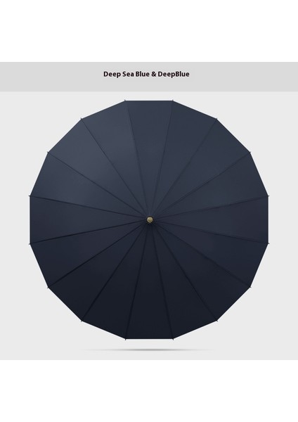 Basit Japon Tek Parça Uzun Saplı Şemsiye Erkekler ve Kadınlar Otomatik Büyük ve Dalı Düz Şemsiye (Yurt Dışından)