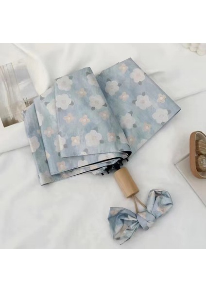 10 Kemikli Tam Otomatik Şemsiye Şemsiye Katlanır Döner Güneşlik (Yurt Dışından)