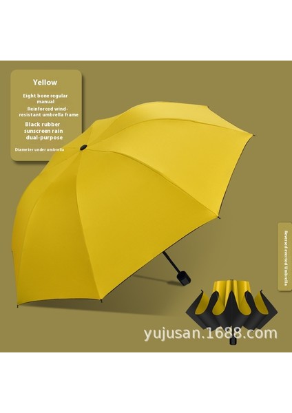 Şemsiye Katlanır Erkek ve Kadın Güneş Kremi Uv Gölge Şemsiye (Yurt Dışından)