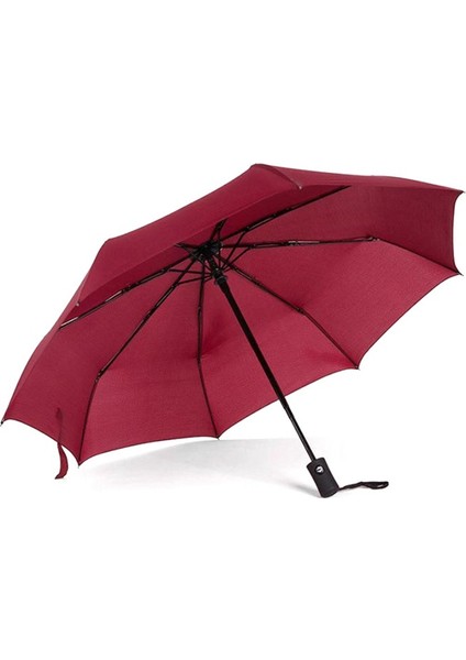 10 Kemikli Tam Otomatik Şemsiye Şemsiye Katlanır Döner Güneşlik (Yurt Dışından)