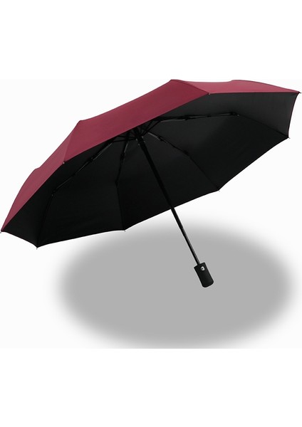 10 Kemikli Tam Otomatik Şemsiye Şemsiye Katlanır Döner Güneşlik (Yurt Dışından)