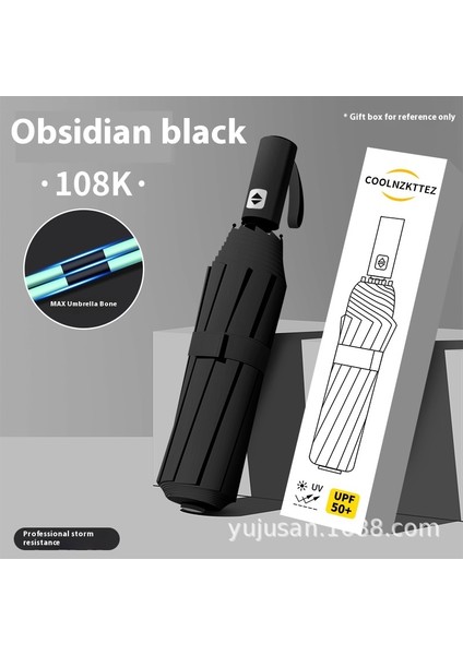 Tam Otomatik Şemsiye Genişletilmiş Güçlendirilmiş Güneş Şemsiyesi Güneşli Yağmur Ultraviyole Işın (Yurt Dışından)