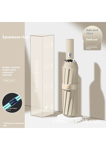 Şemsiye Büyük Katlanır Şemsiye Güneşlik Erkek ve Kadın Güneş Kremi Ultraviyole Işın (Yurt Dışından)