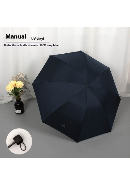 Şemsiye Katlanır Otomatik Şemsiye Vinil Güneşlik Güneş Kremi Güneşli Şemsiye Güneş Şemsiyesi (Yurt Dışından)