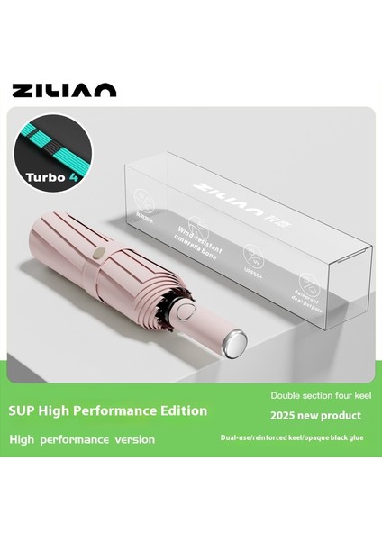 Tam Otomatik Şemsiye 24 Kemikli Büyük Ters Şemsiye Güneşli Yağmur Gölgesi Güneş Kremi Uv Koruması (Yurt Dışından)