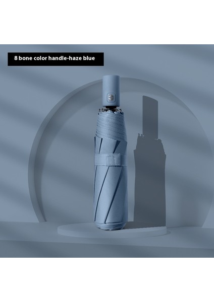 Basit Japon Tek Parça Uzun Saplı Şemsiye Erkekler ve Kadınlar Otomatik Büyük ve Dalı Düz Şemsiye (Yurt Dışından)