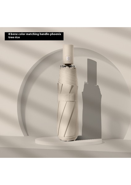 Basit Japon Tek Parça Uzun Saplı Şemsiye Erkekler ve Kadınlar Otomatik Büyük ve Dalı Düz Şemsiye (Yurt Dışından)