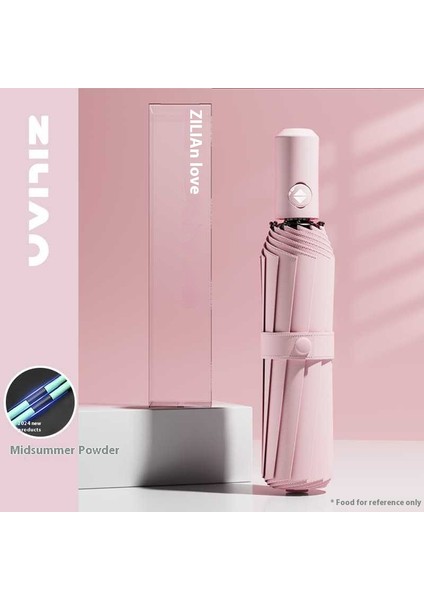 Tam Otomatik Ters Yağmur ve Parlaklık LED Fener Güneş Güneş Koruyucu Şemsiye (Yurt Dışından)