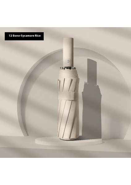 Basit Japon Tek Parça Uzun Saplı Şemsiye Erkekler ve Kadınlar Otomatik Büyük ve Dalı Düz Şemsiye (Yurt Dışından)