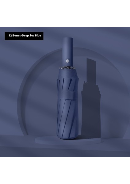 Basit Japon Tek Parça Uzun Saplı Şemsiye Erkekler ve Kadınlar Otomatik Büyük ve Dalı Düz Şemsiye (Yurt Dışından)