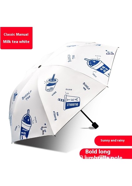 Şemsiye Katlanır Erkek ve Kadın Güneş Kremi Uv Gölge Şemsiye (Yurt Dışından)