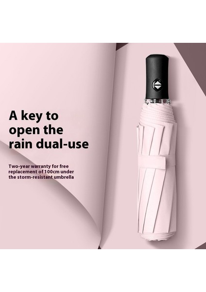 Tam Otomatik Büyük Şemsiye Katlanır Güneş Kremi Güneşlik Şemsiye Katlanır Güneş Şemsiyesi (Yurt Dışından)