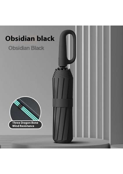 Tam Otomatik Ters Yağmur ve Parlaklık LED Fener Güneş Güneş Koruyucu Şemsiye (Yurt Dışından)