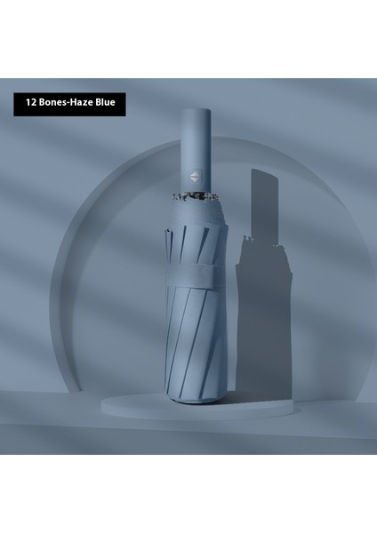 Basit Japon Tek Parça Uzun Saplı Şemsiye Erkekler ve Kadınlar Otomatik Büyük ve Dalı Düz Şemsiye (Yurt Dışından)