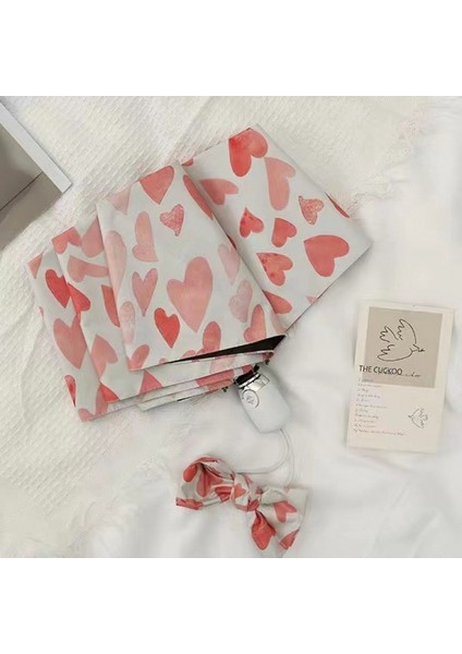 10 Kemikli Tam Otomatik Şemsiye Şemsiye Katlanır Döner Güneşlik (Yurt Dışından)