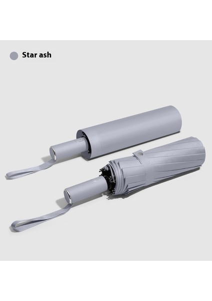 Basit Japon Tek Parça Uzun Saplı Şemsiye Erkekler ve Kadınlar Otomatik Büyük ve Dalı Düz Şemsiye (Yurt Dışından)