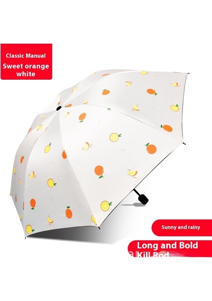 Şemsiye Katlanır Erkek ve Kadın Güneş Kremi Uv Gölge Şemsiye (Yurt Dışından)