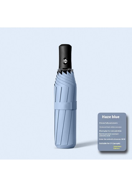 Şemsiye Kadın Yağmur ve Güneşli Çift Kullanımlı Şemsiye Güneş Kremi Uv Koruması (Yurt Dışından)