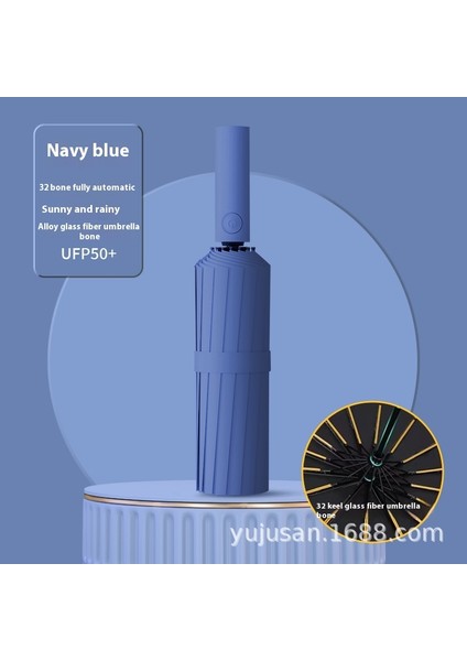 Güneş Kremi Uv Güneş Şemsiyesi Şemsiye Yağmur ve Güneşli Çift Kullanımlı (Yurt Dışından)