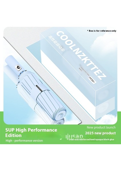 Tam Otomatik Şemsiye Genişletilmiş Güçlendirilmiş Güneş Şemsiyesi Güneşli Yağmur Ultraviyole Işın (Yurt Dışından)