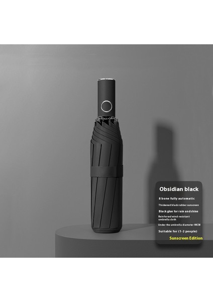 Şemsiye Kadın Yağmur ve Güneşli Çift Kullanımlı Şemsiye Güneş Kremi Uv Koruması (Yurt Dışından)