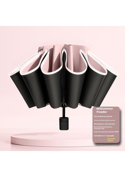 Tam Otomatik Ters Yağmur ve Parlaklık LED Fener Güneş Güneş Koruyucu Şemsiye (Yurt Dışından)