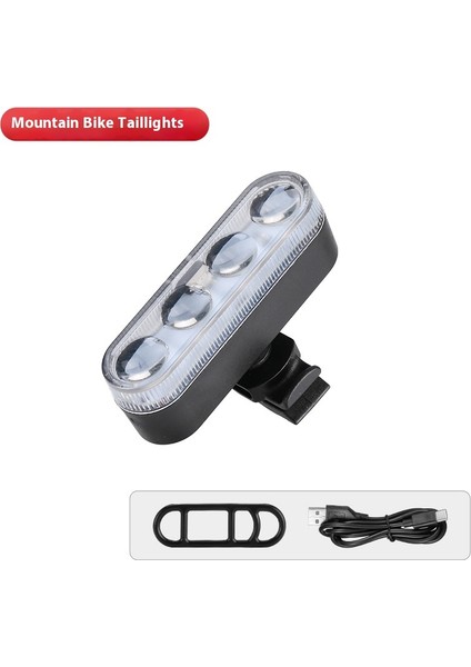 Bisiklet LED Uyarı Işıkları Bisiklet Kuyruk Lambaları Yol Bisikleti Gece Sürüş Kuyruk Lambaları (Yurt Dışından)