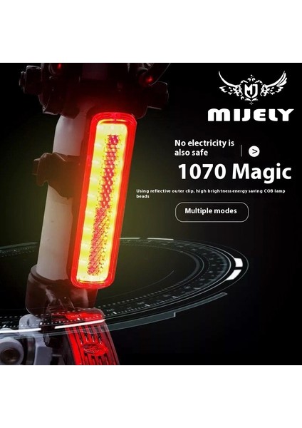 Bisiklet LED Uyarı Işıkları Bisiklet Kuyruk Lambaları Yol Bisikleti Gece Sürüş Kuyruk Lambaları (Yurt Dışından)