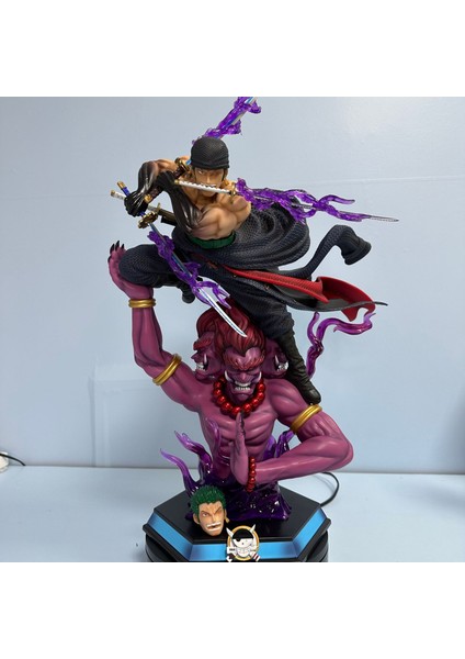 Nautical King Purgatory Asura Sauron Çift Başlı Figür Model Süs Heykeli Hediye Işıklandırılabilir (Yurt Dışından)