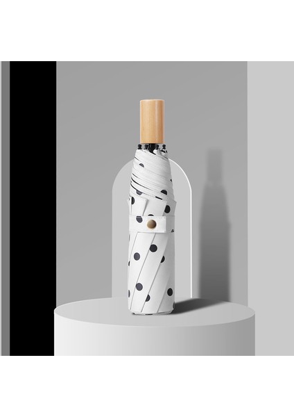 10 Kemikli Tam Otomatik Şemsiye Şemsiye Katlanır Döner Güneşlik (Yurt Dışından)