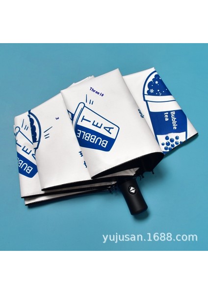 Güneş Kremi Uv Güneş Şemsiyesi Şemsiye Yağmur ve Güneşli Çift Kullanımlı (Yurt Dışından)