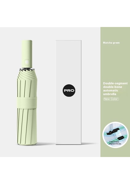 Tam Otomatik Ters Yağmur ve Parlaklık LED Fener Güneş Güneş Koruyucu Şemsiye (Yurt Dışından)