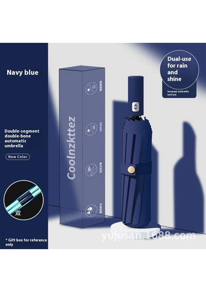 Tam Otomatik Şemsiye Genişletilmiş Güçlendirilmiş Güneş Şemsiyesi Güneşli Yağmur Ultraviyole Işın (Yurt Dışından)