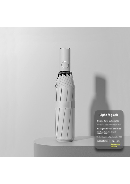 Şemsiye Kadın Yağmur ve Güneşli Çift Kullanımlı Şemsiye Güneş Kremi Uv Koruması (Yurt Dışından)