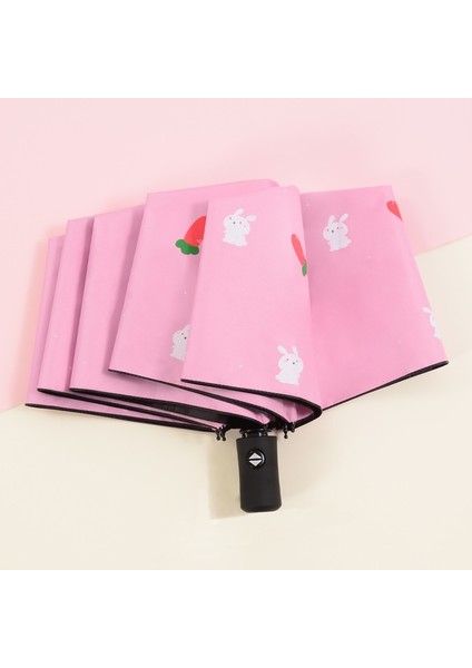 Güneş Kremi Uv Güneş Şemsiyesi Şemsiye Yağmur ve Güneşli Çift Kullanımlı (Yurt Dışından)