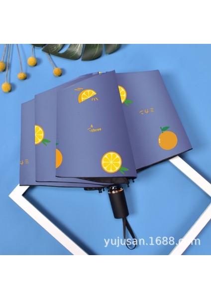 Güneş Kremi Uv Güneş Şemsiyesi Şemsiye Yağmur ve Güneşli Çift Kullanımlı (Yurt Dışından)