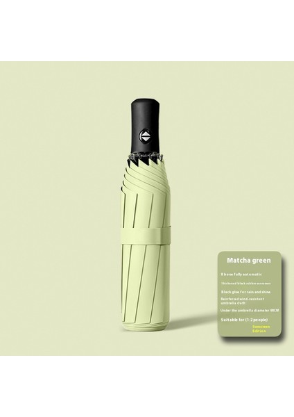 Şemsiye Kadın Yağmur ve Güneşli Çift Kullanımlı Şemsiye Güneş Kremi Uv Koruması (Yurt Dışından)