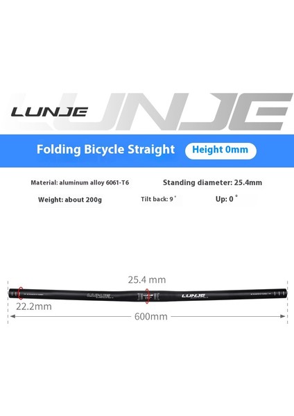Bisiklet Gidonu Dağ Bisikleti Gidonu 720/780MM70 Kaldırma Gidonu Cross Plus Uzun Açılı Kırlangıç Gidon (Yurt Dışından)