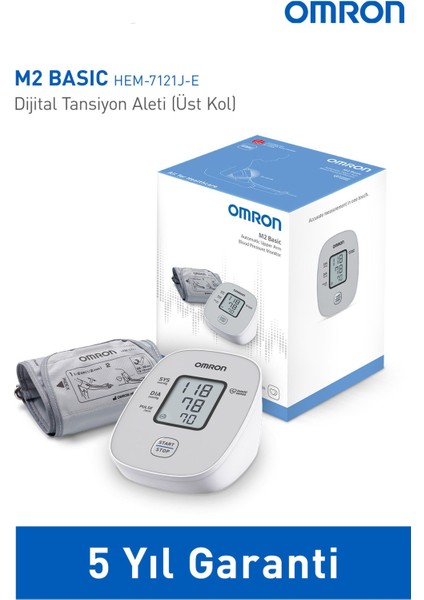 M2 Basic Üst Koldan Ölçer Dijital Tansiyon Aleti