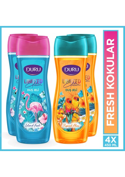 Limited Edition Duş Jeli Tanışma Seti 4x450 ml