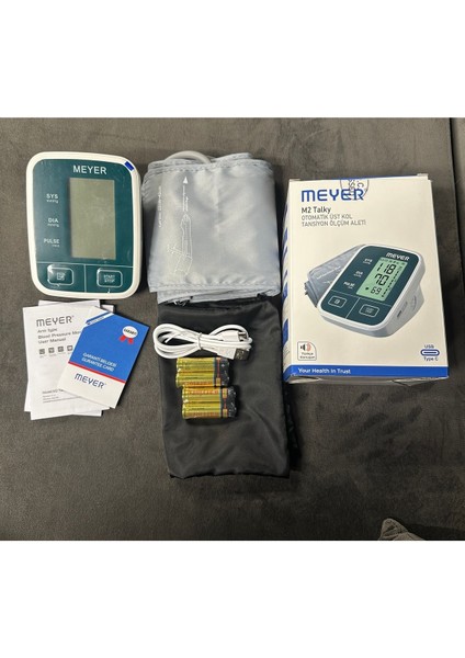 Meyer M2 Talky Üst Koldan Ölçer Konuşan Dijital Tansiyon Aleti