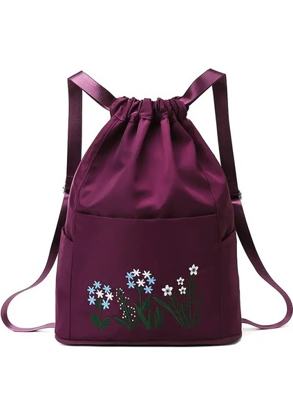 Markroyal Kadınlar Çizme Sırt Çantası Katlanır Yumuşak Yumuşak Çok Fonksiyonlu Taşınabilir Moda Kadın Seyahat Alışveriş Çantası Dropshippingcolor: Üzüm Moral (Yurt Dışından)