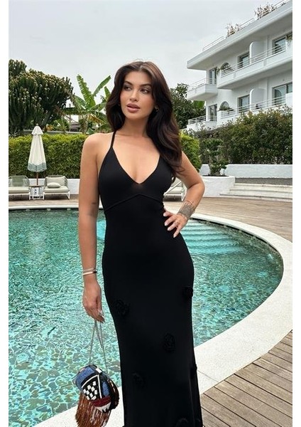 Eugenia Çiçek Nakışlı Elbise 2775