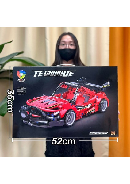 Lamborghini Spor Araba Araba Modeli Tak ve Oyna Yapı Taşı Oyuncakları (Yurt Dışından)