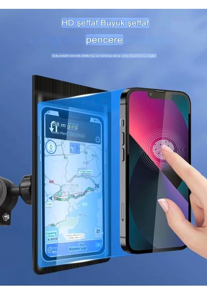 XL 4-7.2 inç Motor Ayna Bağlantılı Motosiklet & Scooter Telefon Navigasyon Tutucu fiyatları