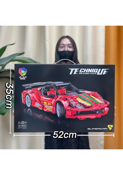 Lamborghini Spor Araba Araba Modeli Tak ve Oyna Yapı Taşı Oyuncakları (Yurt Dışından)