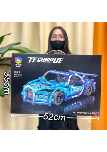Lamborghini Spor Araba Araba Modeli Tak ve Oyna Yapı Taşı Oyuncakları (Yurt Dışından)