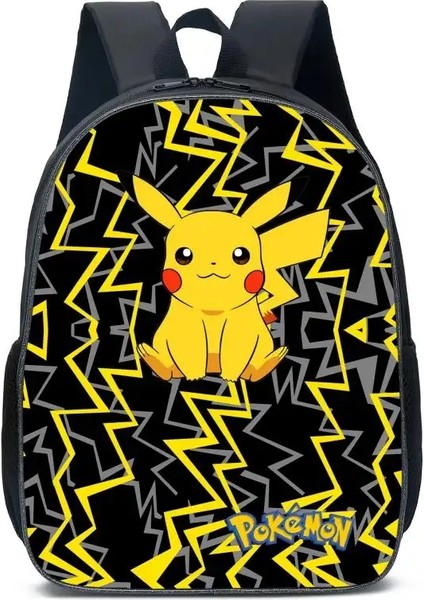 Ilköğretim ve Ortaokul Öğrencileri Için Pikachu Okul Çantası Çocuklar Sırt Çantası Sırt Çantaları Bagaj Çantaları Renk: 3 (Yurt Dışından)